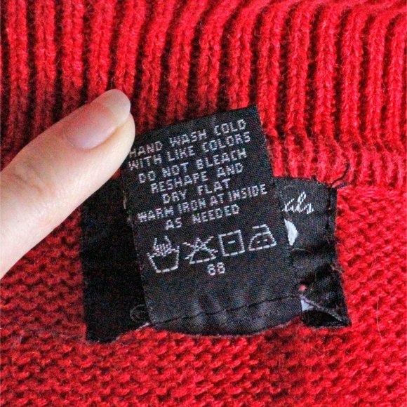 Designers Originals Studio Joy Christmas holiday sweater cardigan mitten pockets - Picture 8 of 8